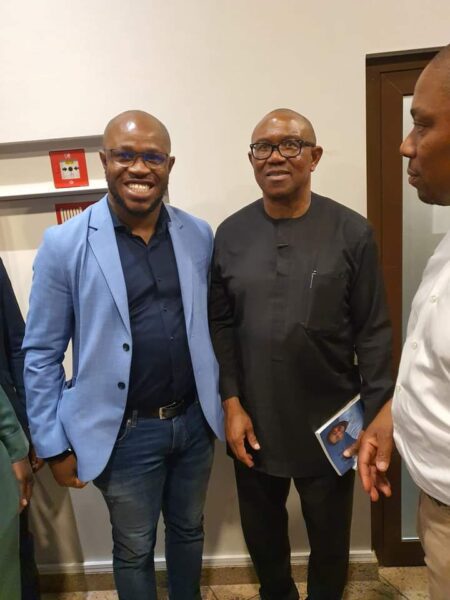 Baridueh Badon and Peter Obi