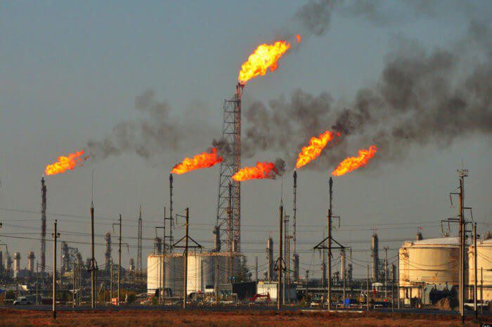 Gas flaring