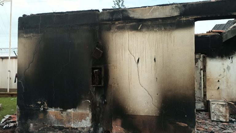 APC burnt building