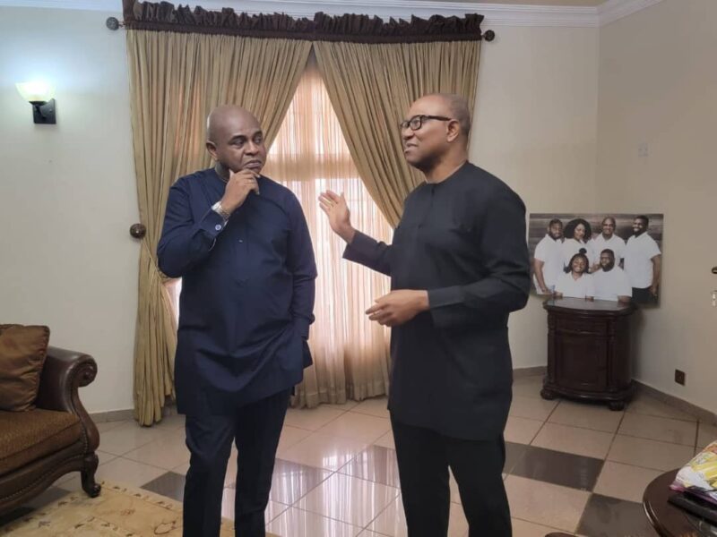 Moghalu and Wike during visit