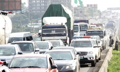 The Lagos-Ibadan Expressway traffic