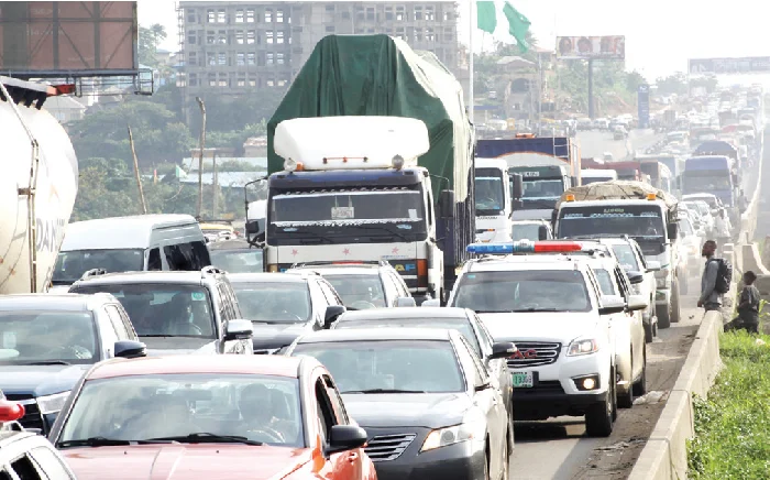 The Lagos-Ibadan Expressway traffic