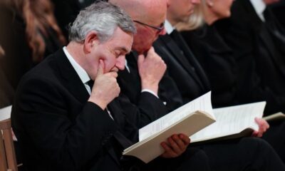 King Charles III during Queen Elizabeth burial procession