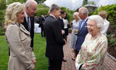 Joe Biden with Queen Elizabeth II