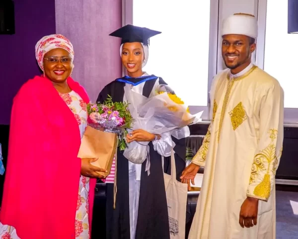 Aisha Buhari celebrates daughters graduation