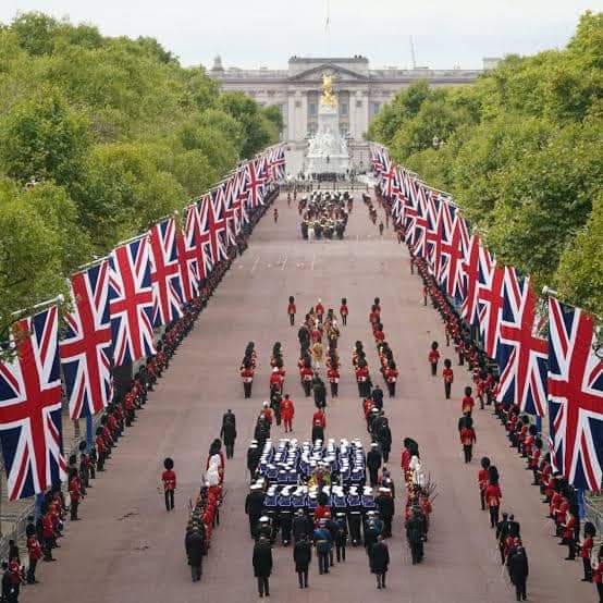 Queen Elizabeth's burial