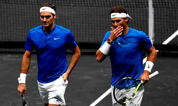 Roger Federer and Nadal