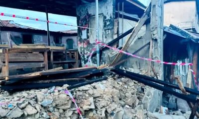 Lagos tragedy - building collapse and fire outbreak