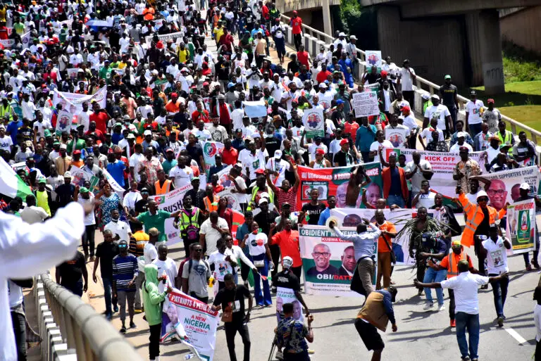 Labour party Obidient rally of Peter Obi