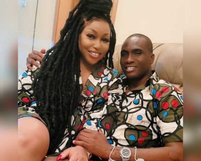 Rita Dominic and husband