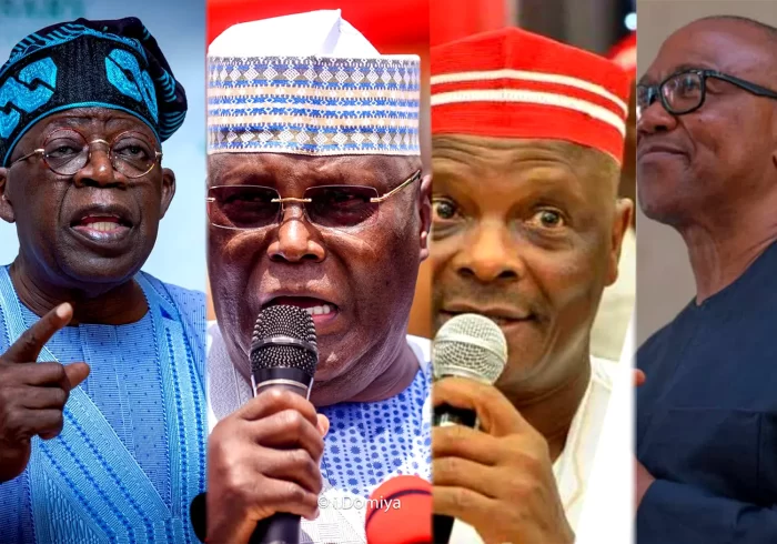 Tinubu-Atiku-Kwankwaso-Peter Obi