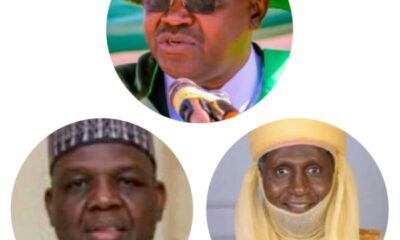 Dr Bishir Gambo Saulawa, Hon. Aliyu Abubakar Alibaba, and Matawallen Katsina