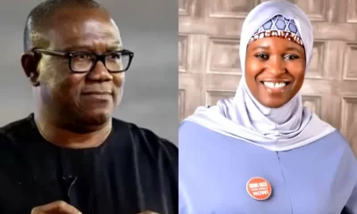 Peter Obi and Aisha Yesufu