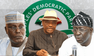 Atiku Abubakar, Nyesom Wike and Iyorchia Ayu
