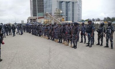 Nigeria police in training ground