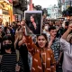 Female-dominated protesters in one of the Iranian cities
