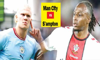 Joe Aribo and Haaland