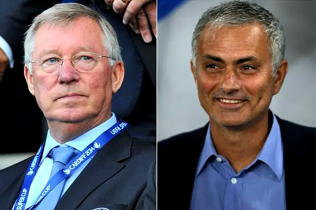 Jose Mourinho and Sir Alex Ferguson