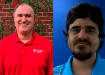 L - R: Prof Thomas Meixner, Murad Dervish