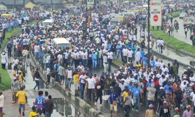 Mc Oluomo and supporters hold rally for APC Presidential candidate, Bola Tinubu, in Lagos State