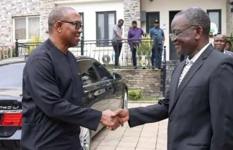 Ortom and Peter Obi