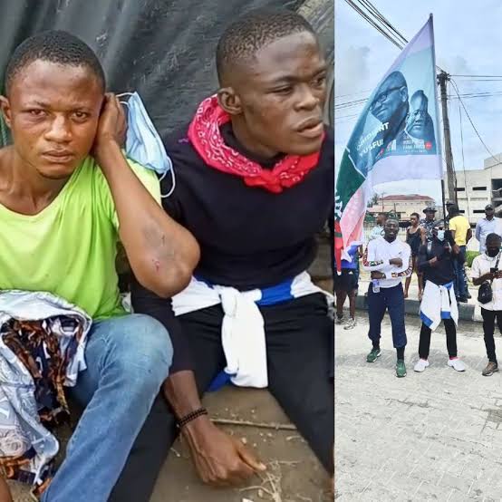 Flagboy attacked by Tinubu's boys