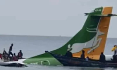 A passenger plane crashed into Lake Victoria on Sunday in Tanzania