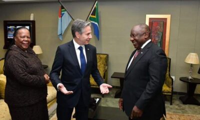Antony J. Blinken with Ramaphosa