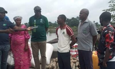 Flood relief material for Niger Delta victims