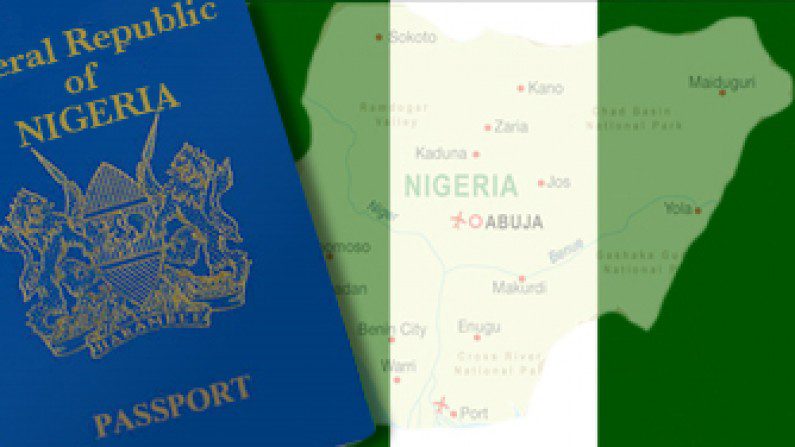 Nigeria map and passport - Expatriate Quota Administration Handbook