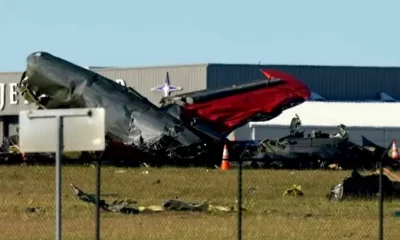 Two World War II planes collide during airshow