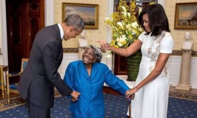 Virginia McLaurin and Obama