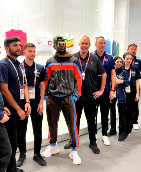 Kizz Daniel at Qatar 2022 World Cup