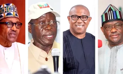 Buhari,Oshiomhole, Peter Obi and Wike
