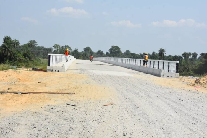 Bridge construction project in Bayelsa