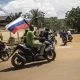 Burkina Faso. Russian Flag.