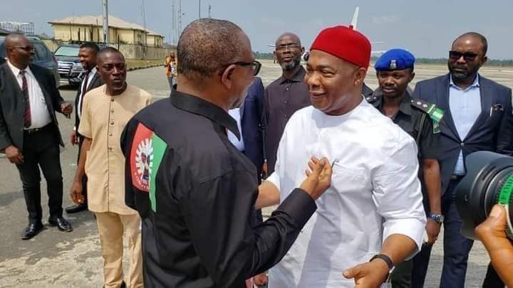 Peter Obi and Hope Uzodinma