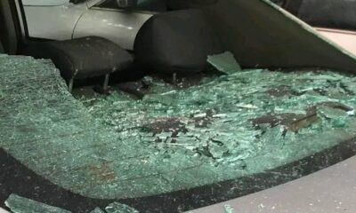 Hoodlum attack home of Nigerian senator, destroy cars