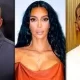 Kanye West, Chris Paul and Kim Kardashian