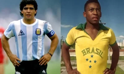 Maradona and Pele