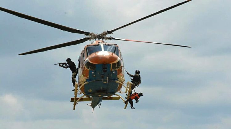 NAF CAS helicopter