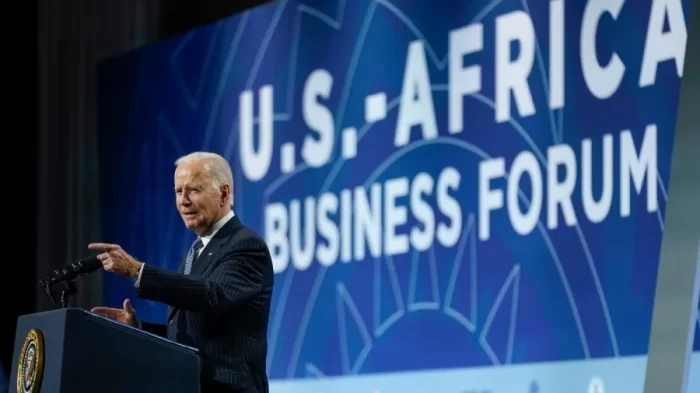 President Joe Biden at the U.S.-Africa Leaders summit