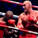Tyson Fury fights against Derek Chisora