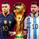 Messi and Mbappe