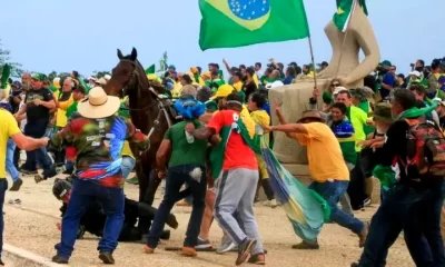 Protesters in Brazil