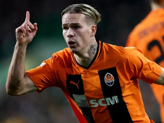 Mykhailo Mudryk from Shakhtar Donetsk