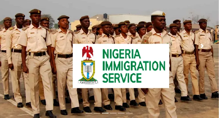 Officials of the Nigeria Immigration Service - NIS