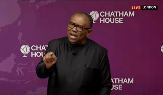 Peter Obi at Chatham House
