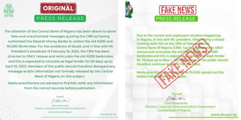 CBN debunks release shared on Aisha Buhari’s Instagram page