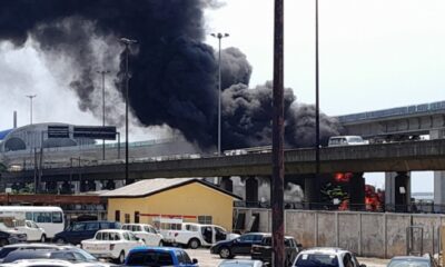 Fire razes Lagos Blue Rail station